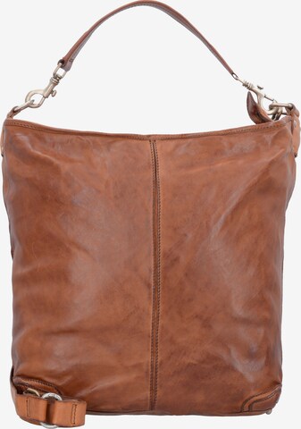 Campomaggi Shoulder Bag in Brown: front