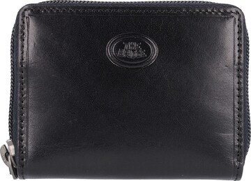 The Bridge Wallet in Black: front