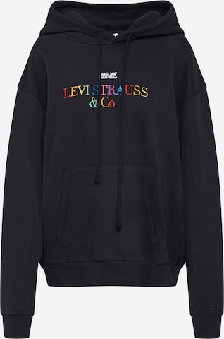 Sweat-shirt 'Unbasic' LEVI'S ® en noir : devant