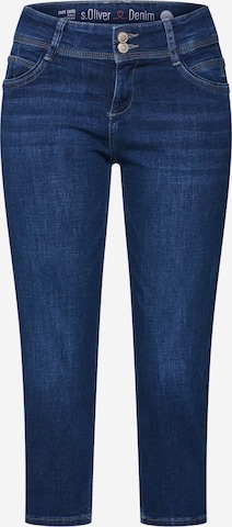 s.Oliver Slimfit Jeans 'Shape' in Blauw: voorkant