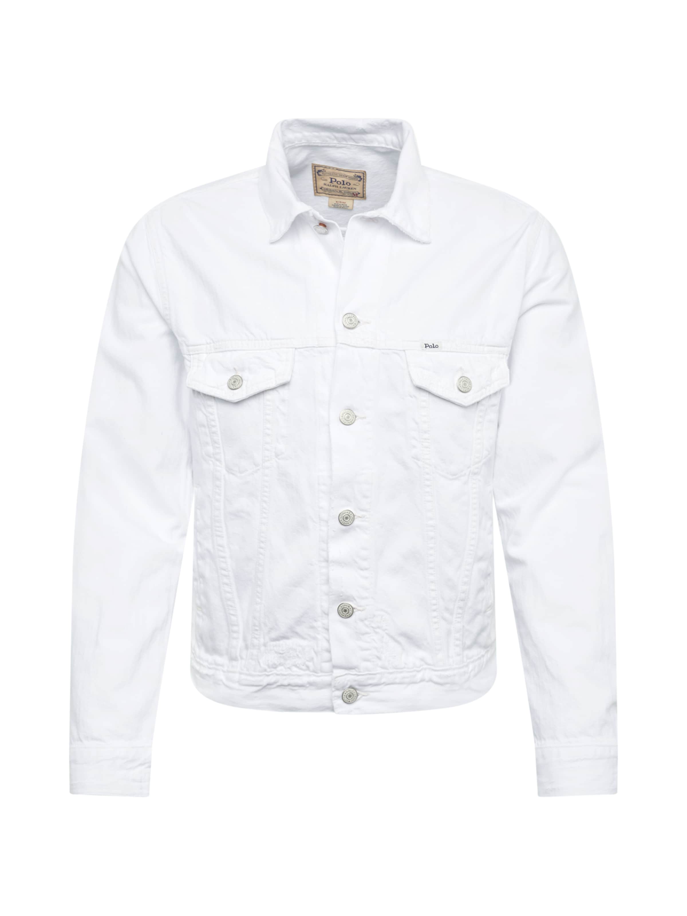 POLO RALPH LAUREN - Tussenjas 'RL TRUCKER' in de kleur Wit