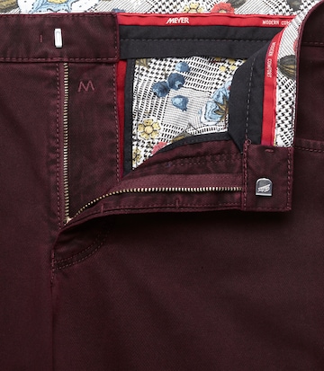 Regular Pantalon chino 'Dublin' Meyer Hosen en rouge