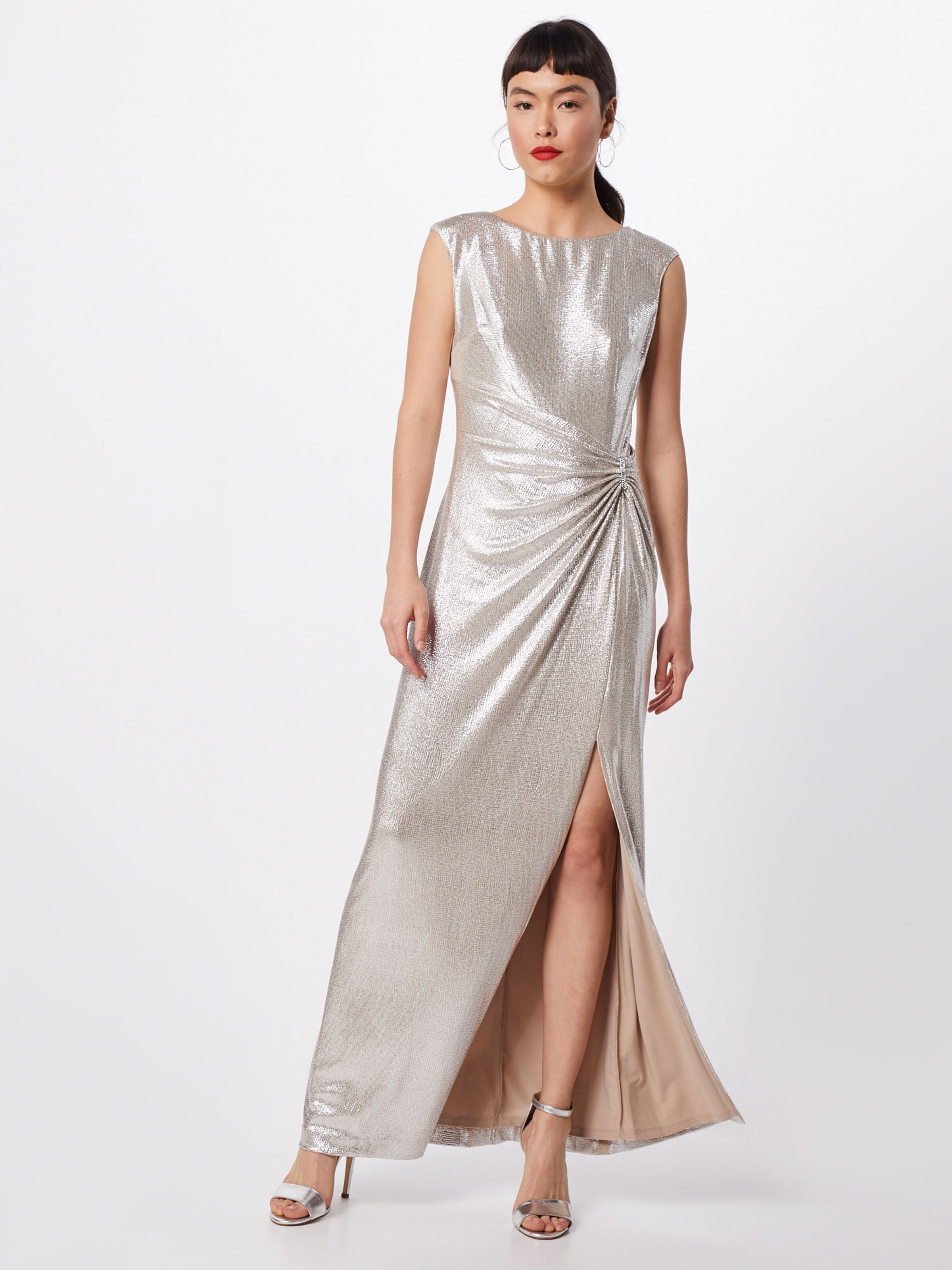 Lauren Ralph Lauren Robe de soirée 'ILIANNE' en or: Vue de face