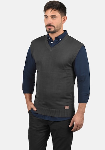 BLEND Sweater Vest 'Larsson' in Grey: front