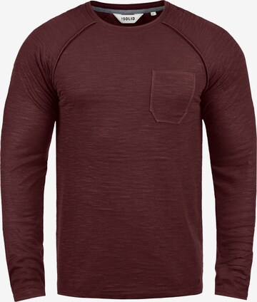 !Solid Sweatshirt 'Don' in Red: front