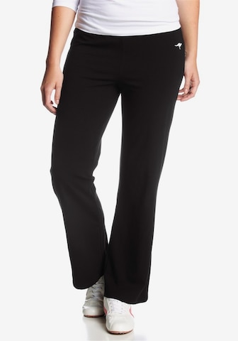 KangaROOS Loosefit Jazzpants in Schwarz: predná strana