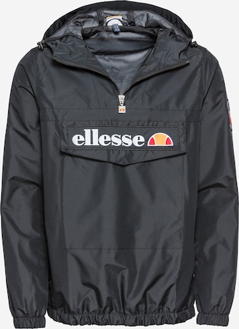ELLESSE Přechodná bunda 'Mont 2' – černá: přední strana