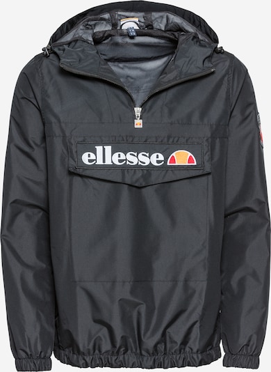 ELLESSE Veste mi-saison 'Mont 2' en mandarine / canneberge / noir / blanc, Vue avec produit