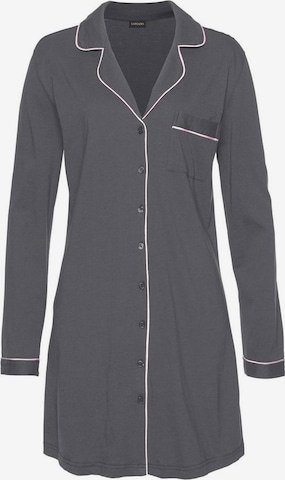 Chemise de nuit LASCANA en gris : devant