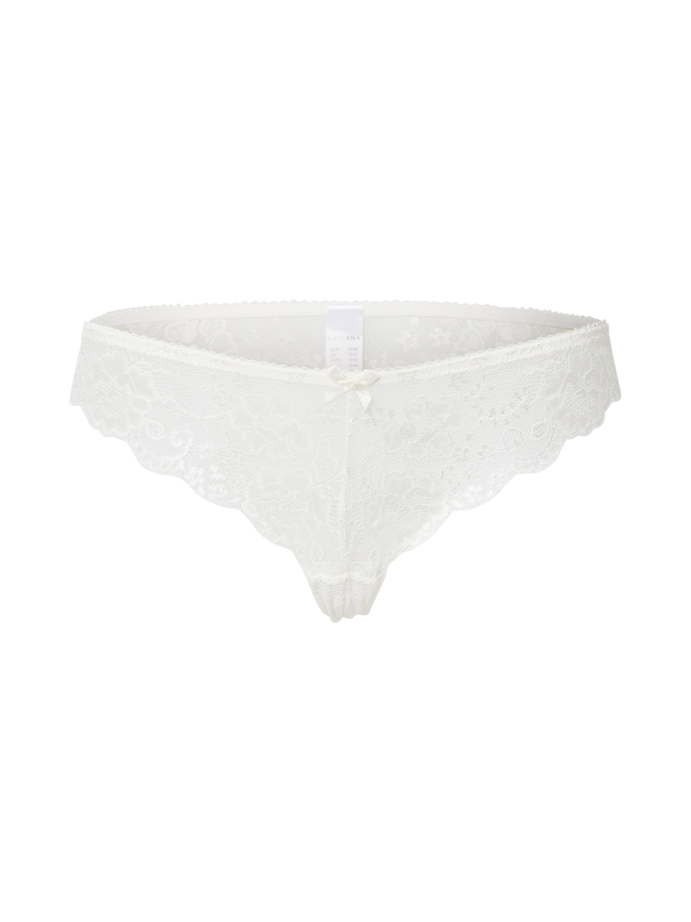 LASCANA Tanga – béžová: přední strana