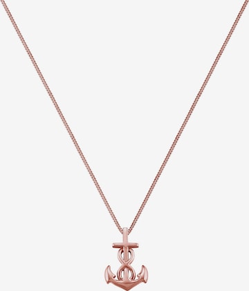 ELLI Necklace 'Anker, Infinity, Kreuz' in Gold: front