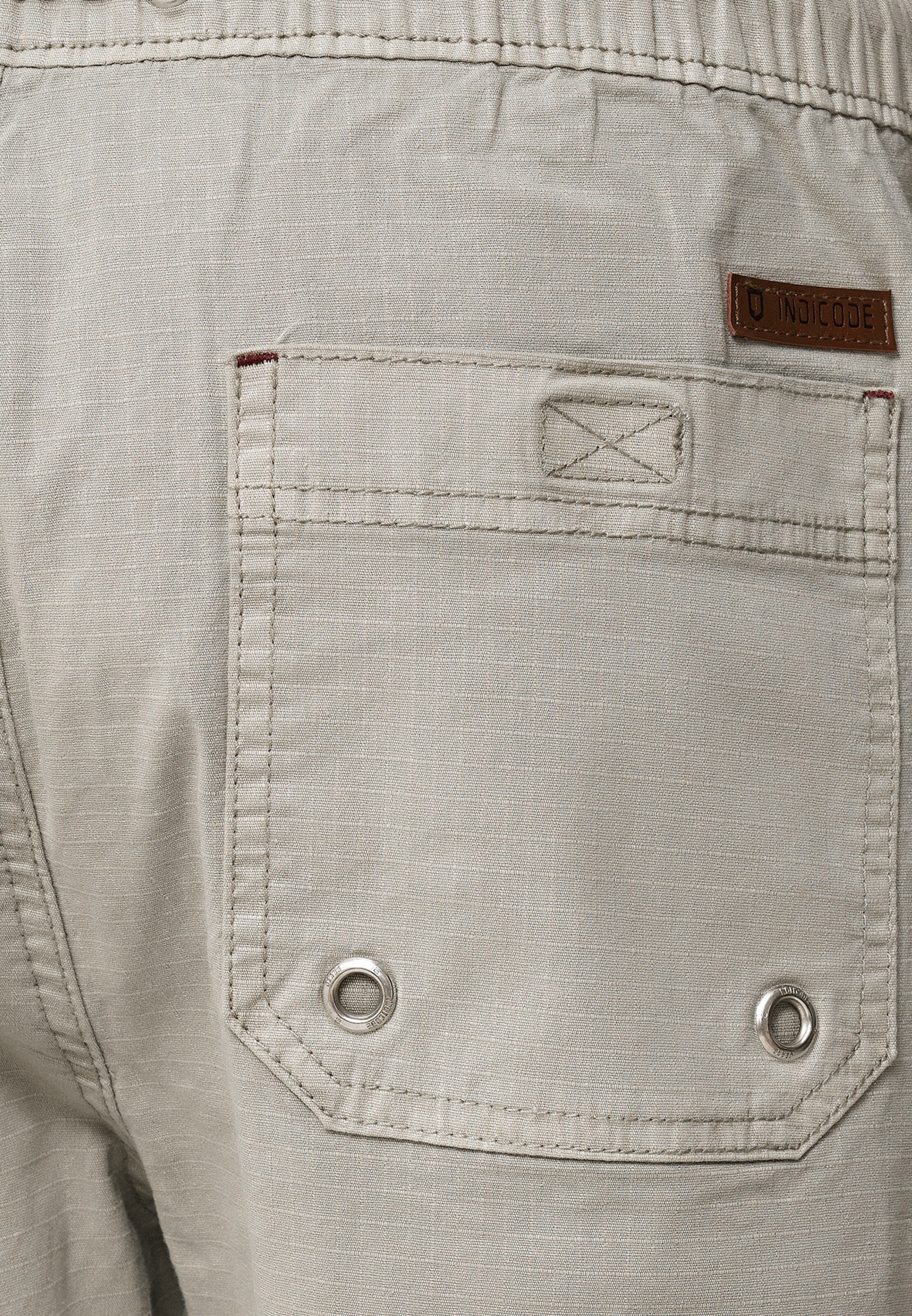 INDICODE JEANS Regular Broek 'Stoufville' in Grijs