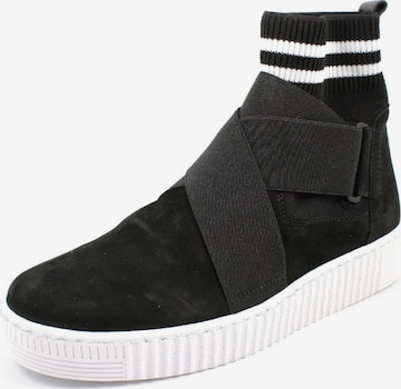 GABOR High-Top Sneakers in Black: front