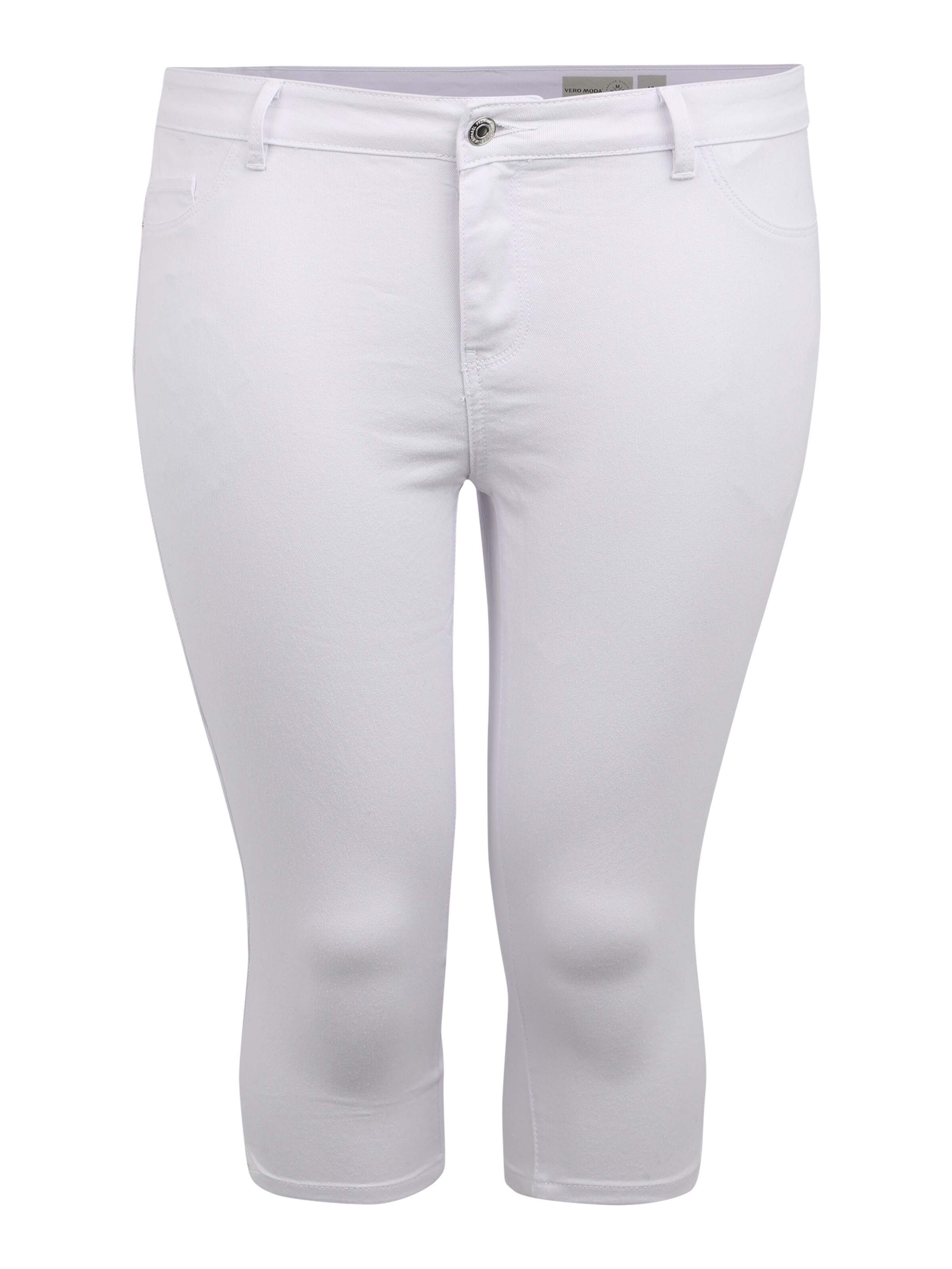 Vero Moda Curve - Jeans 'HOT SEVEN' in de kleur Wit