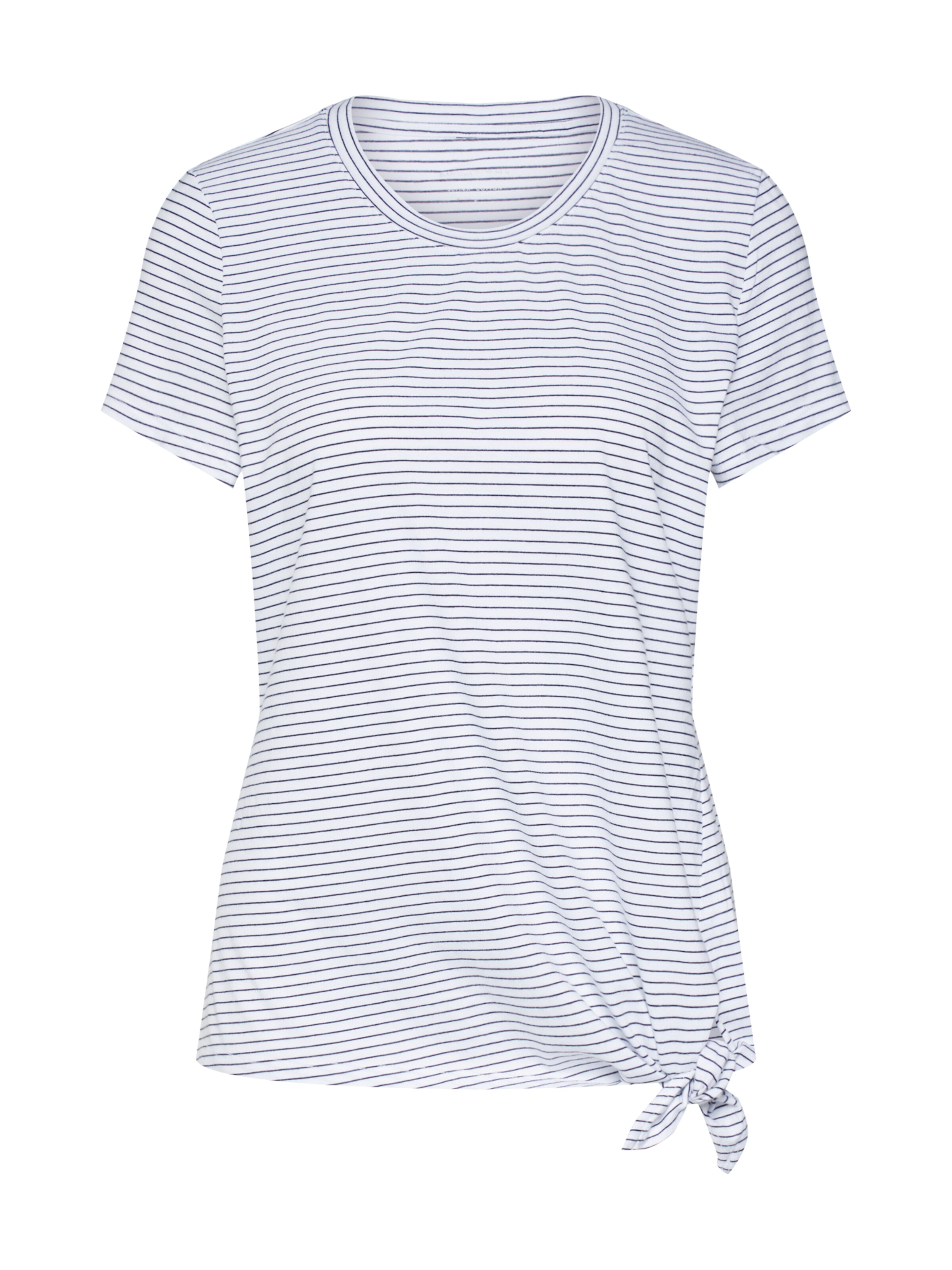 Banana Republic - Shirt 'SS TIE HEM SUPIMA CREW' in de kleur Blauw