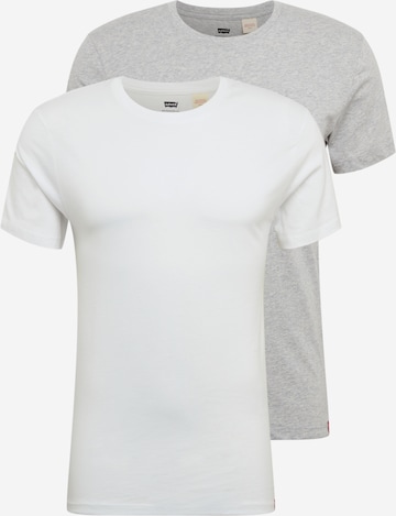 LEVI'S ® Shirt 'Slim 2Pk Crewneck' in Grey: front
