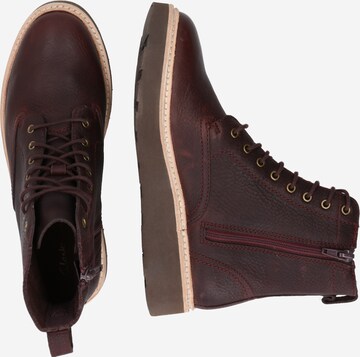 CLARKS Veterlaarsjes 'Trace Pine' in Rood