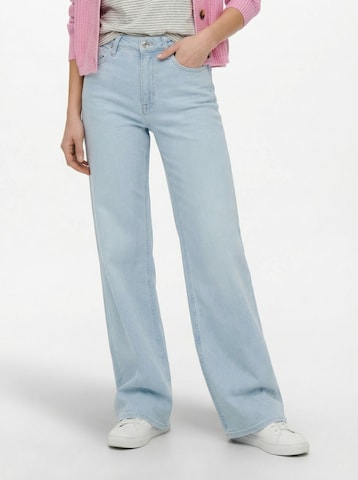 ONLY Wide leg Jeans 'ONLMadison' in Blauw: voorkant