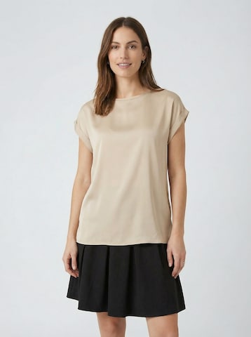 VILABluza 'VIEllette' - bež boja: prednji dio