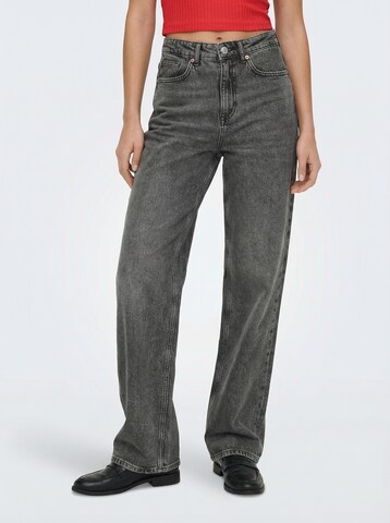 VERO MODA Wide leg Jeans 'Tessa' in Grey: front