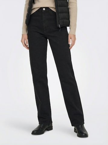 VILA Loose fit Jeans 'VIKelly' in Black: front