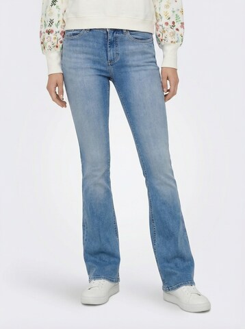 Bootcut Jean ONLY en bleu : devant