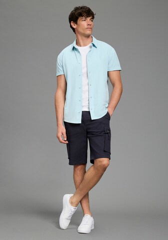 Bruno Banani LM Regular fit Button Up Shirt in Blue