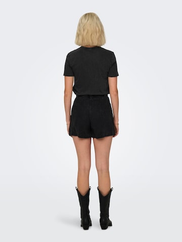 ONLY Loose fit Pleat-front trousers 'Kenya' in Black