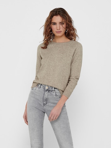 ONLY Sweater 'Lesly Kings' in Beige: front