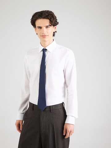 Coupe slim Chemise 'No 6' OLYMP en blanc : devant