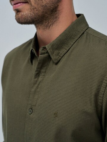 Salsa Jeans Slim fit Overhemd in Groen