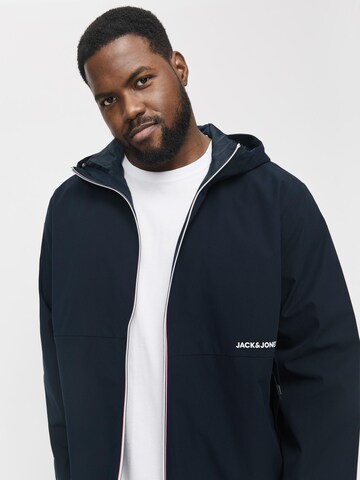 Jack & Jones Plus Jacke in Blau