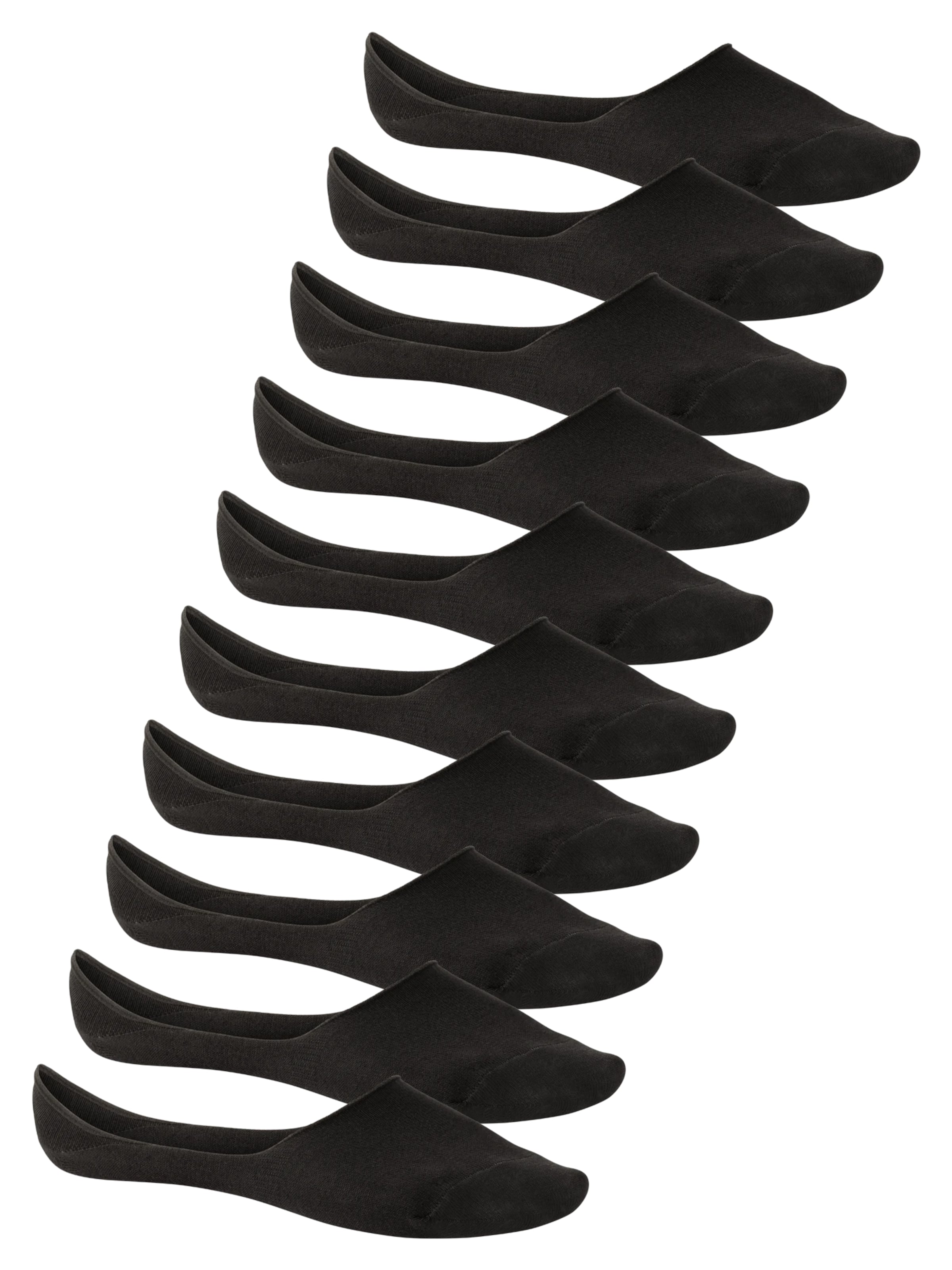 footstar Socken 'EVERYDAY!'‌‌‌‌‌‌‌‌ in Schwarz: Vorderseite