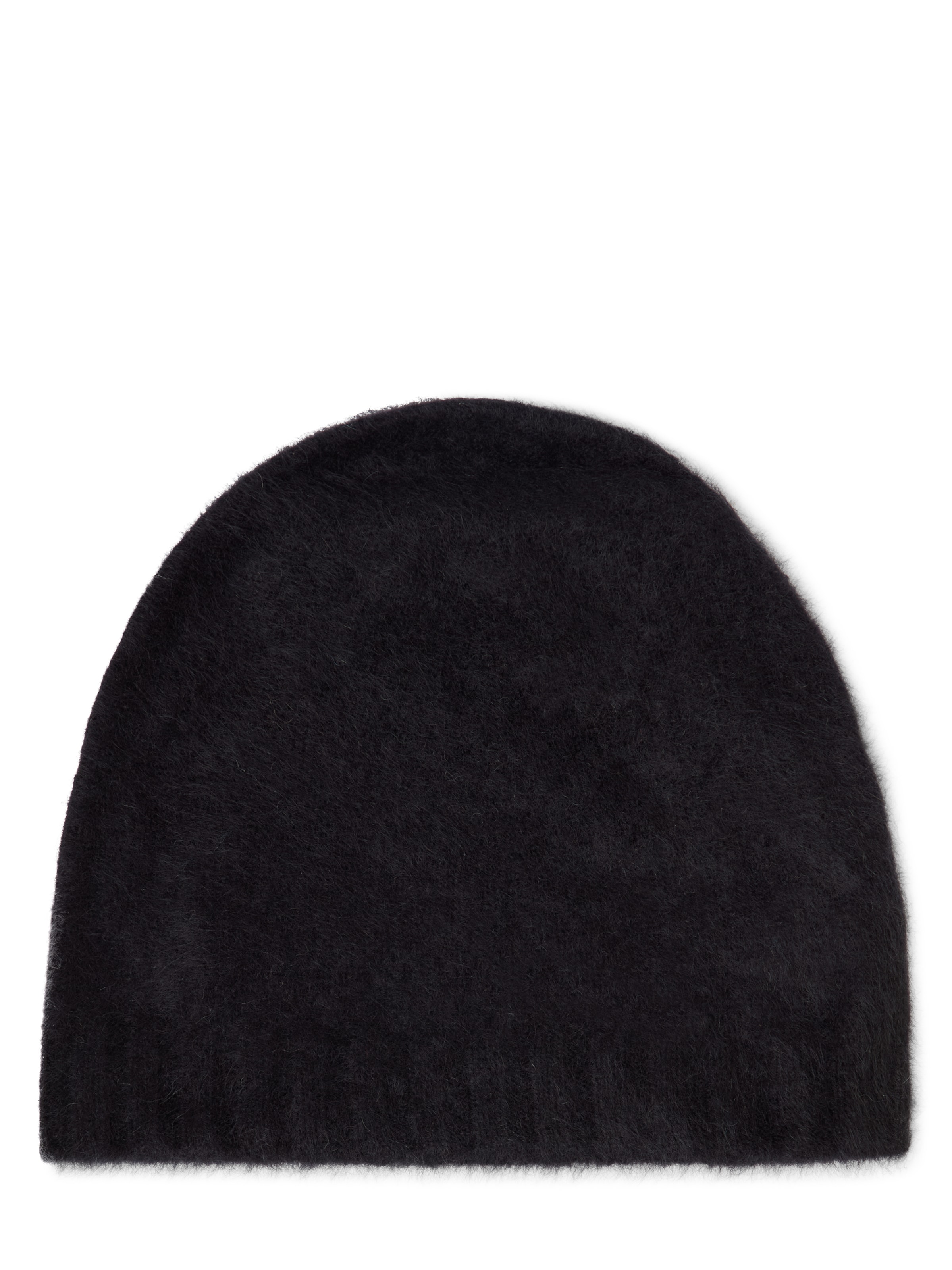 Marie Lund Mütze in Schwarz: Vorderseite