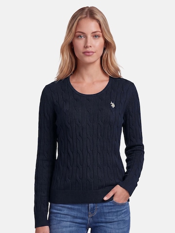 U.S. POLO ASSN. Sweater 'Sofiia' in Blue: front