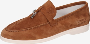 MELVIN & HAMILTON Classic Flats 'Adley 3' in Brown: front