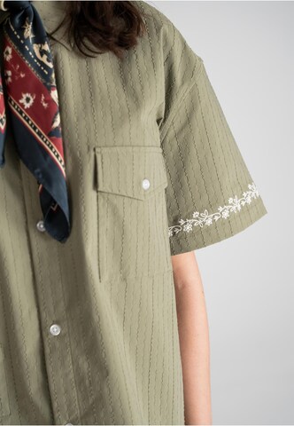 Comfort fit Camicia 'Western' di Prohibited in verde