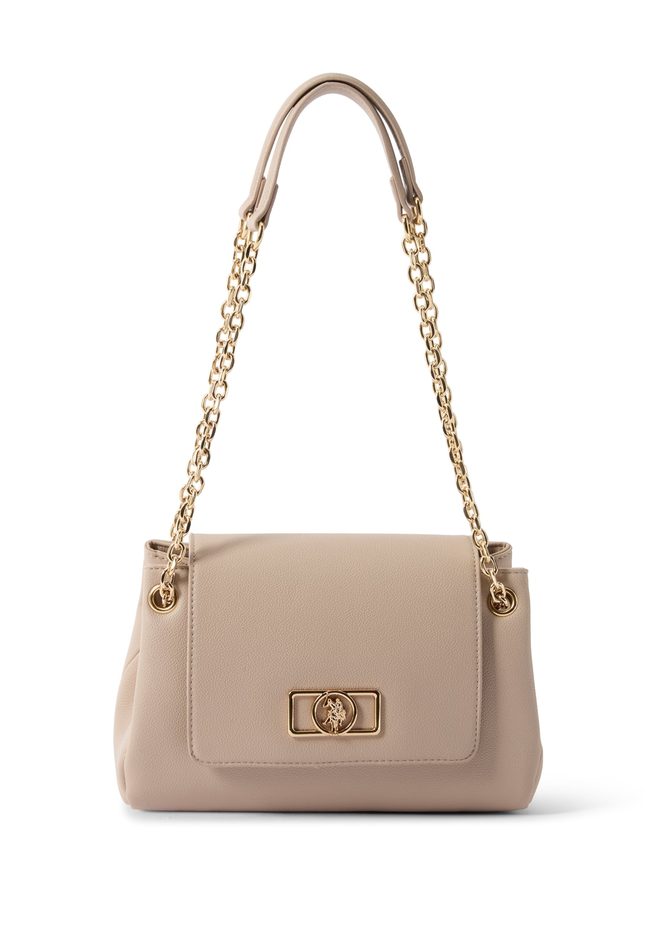 Sac à bandoulière U.S. POLO ASSN. en beige : devant