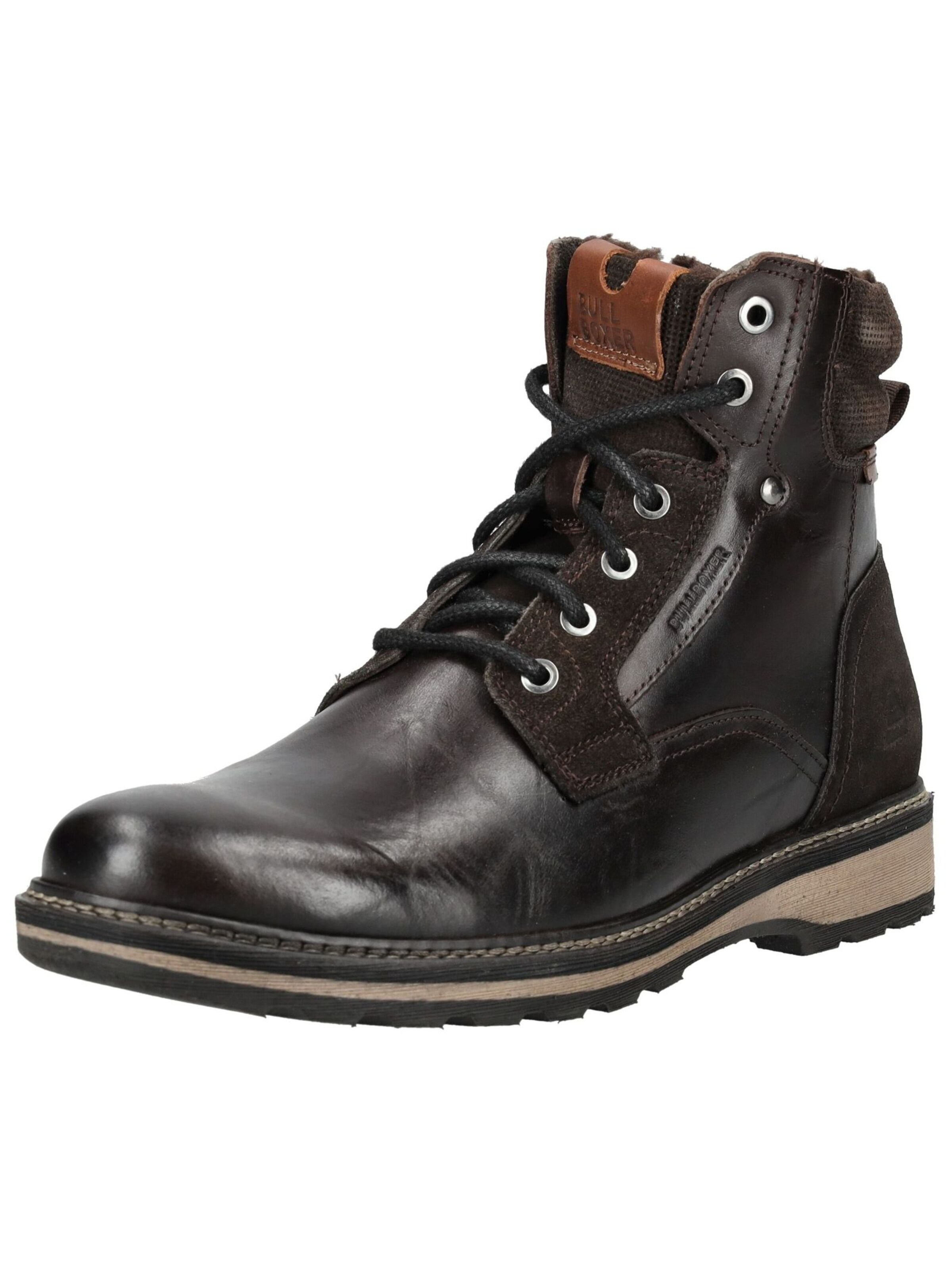 BULLBOXER Lace-up boot in Brown: front