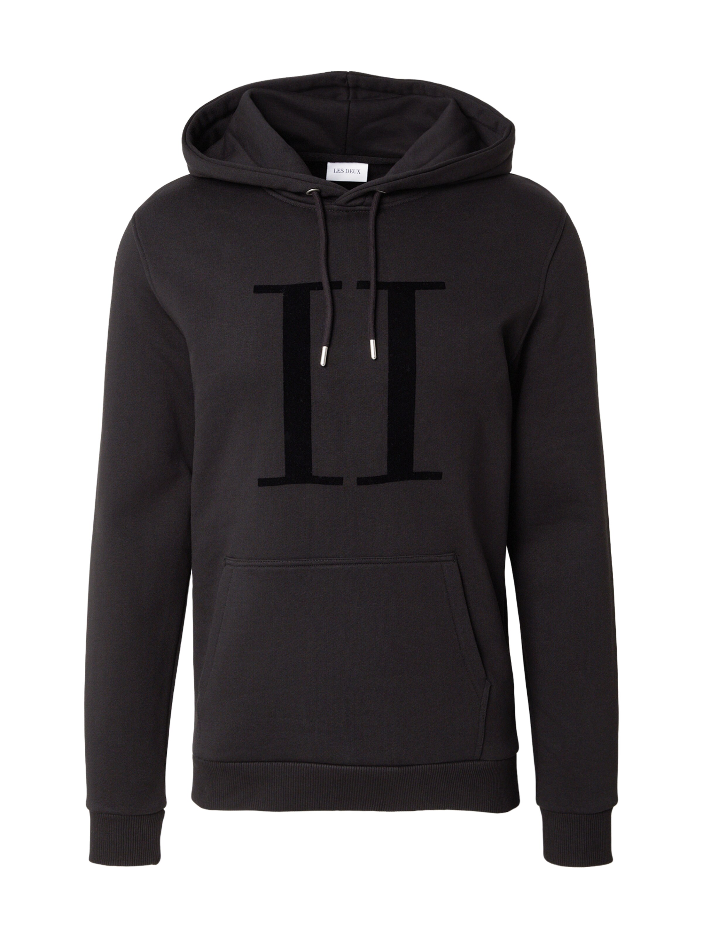 Les Deux - Sudadera 'Encore' en negro: frente