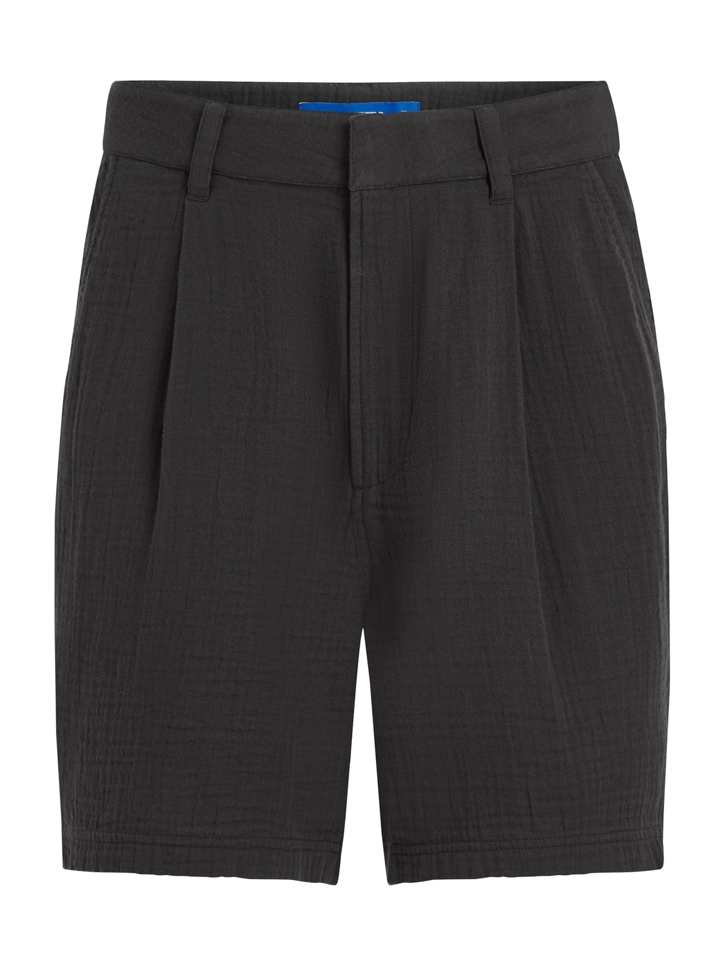 KARL LAGERFELD JEANS Loosefit Shorts in Schwarz: Vorderseite