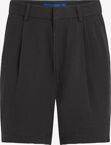 juoda KARL LAGERFELD JEANS Laisvas Klostuotos kelnės: priekis