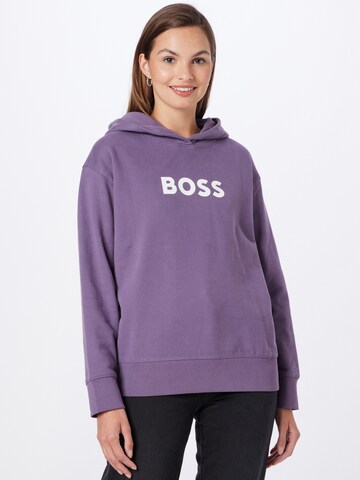 BOSS Sweatshirt 'Edelight' in Lila: predná strana