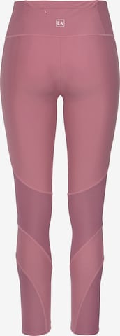 LASCANA ACTIVE - Skinny Calças de desporto em rosa