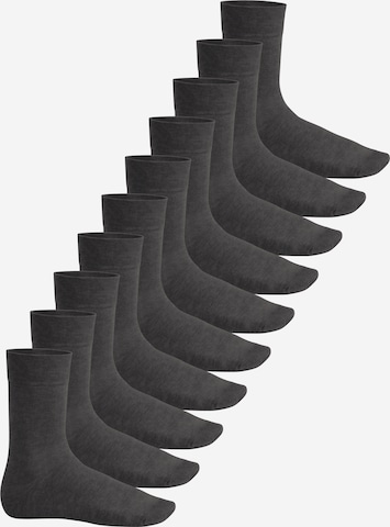 footstar Socken 'EVERYDAY!' in Grau: Vorderseite