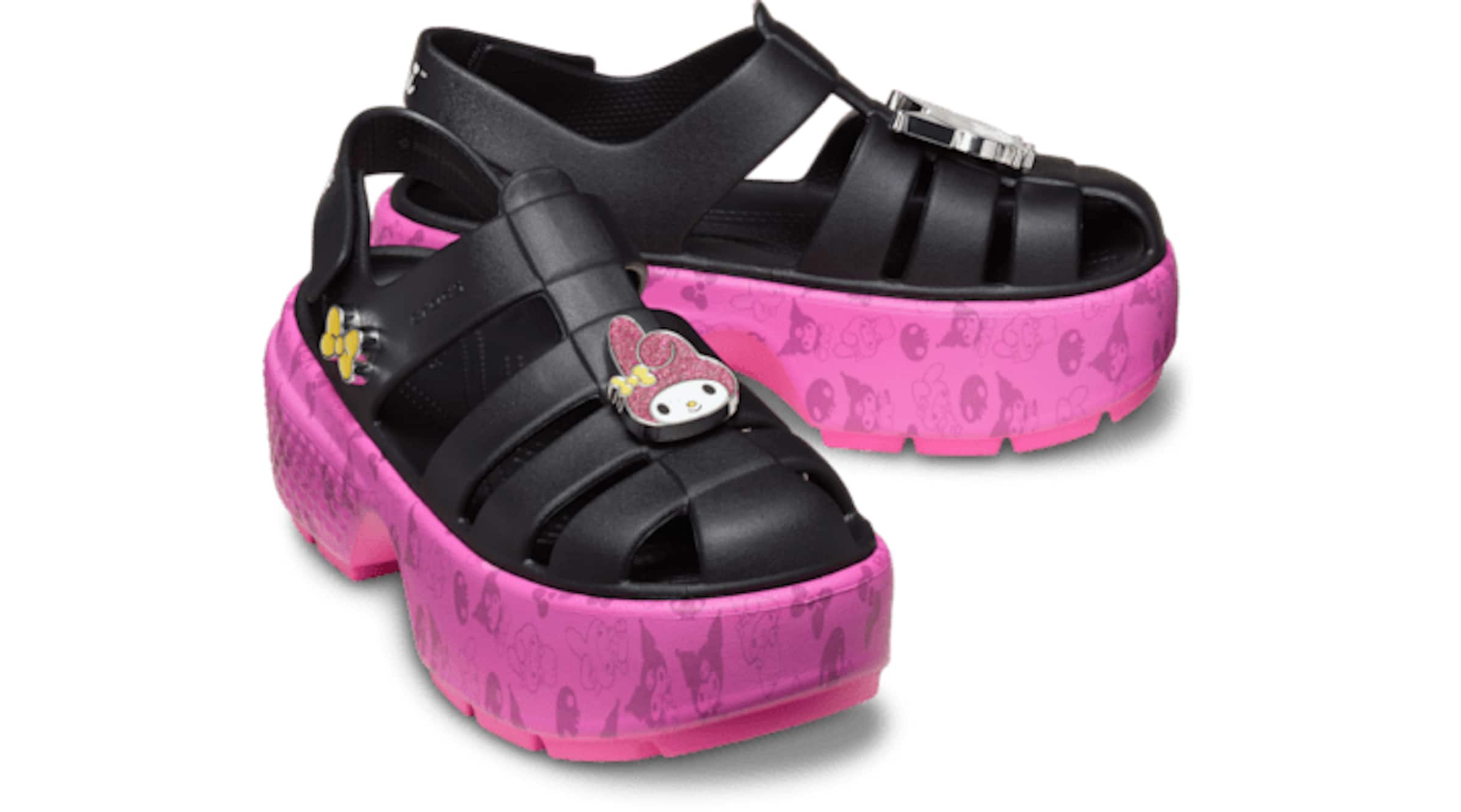 Crocs Босоножки в Черный