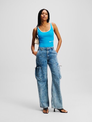 KARL LAGERFELD JEANS Loosefit Τζιν cargo σε μπλε