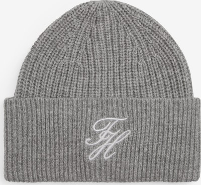 TOMMY HILFIGER Čepice - šedý melír / bílá, Produkt