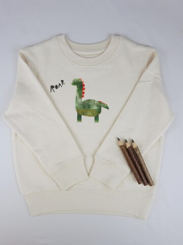 MelaDi Sweatshirt 'Dino'‌‌‌ in Weiß