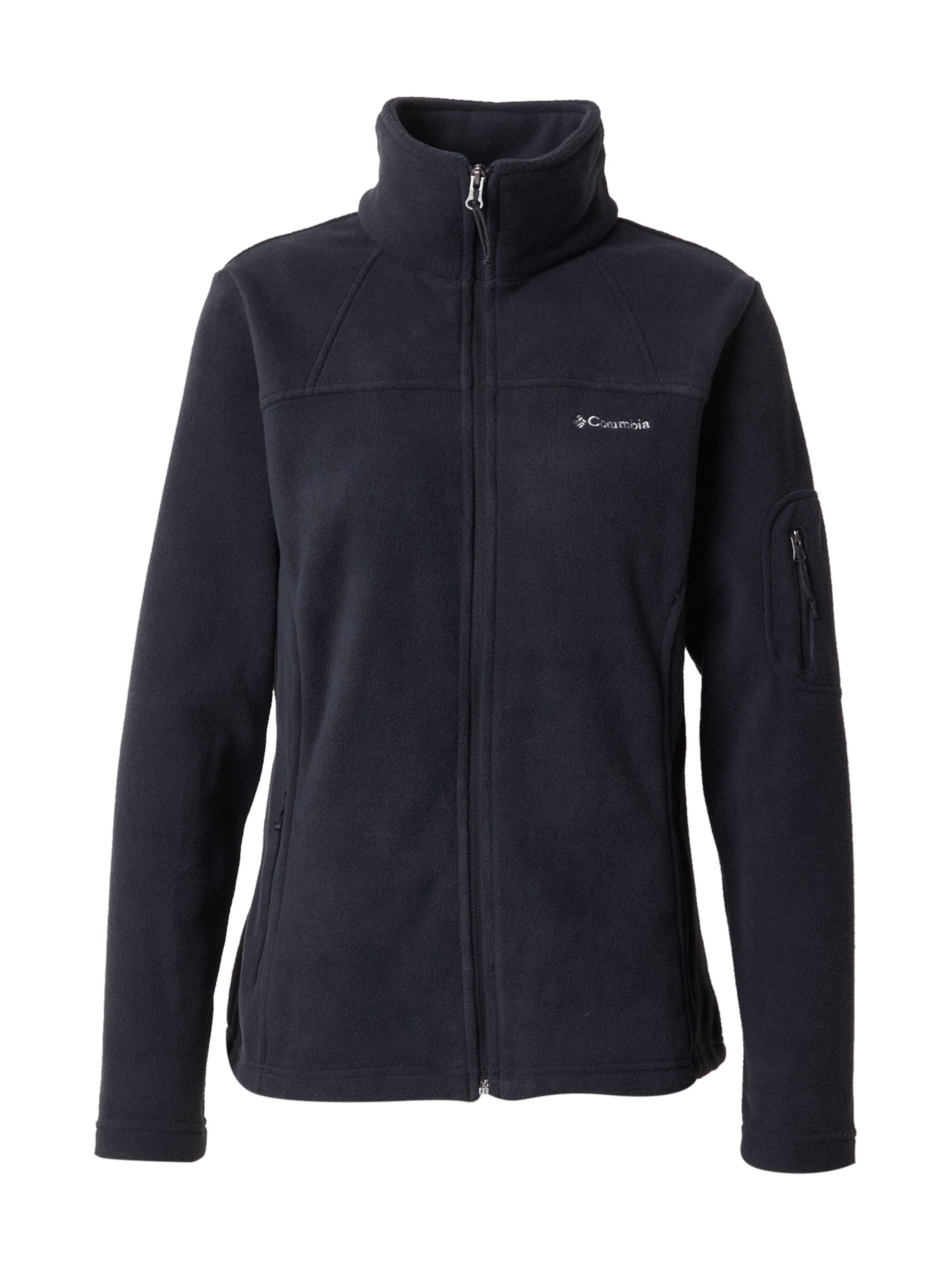 Jachetă  fleece funcțională 'Fast Trek II' de la COLUMBIA pe negru: față